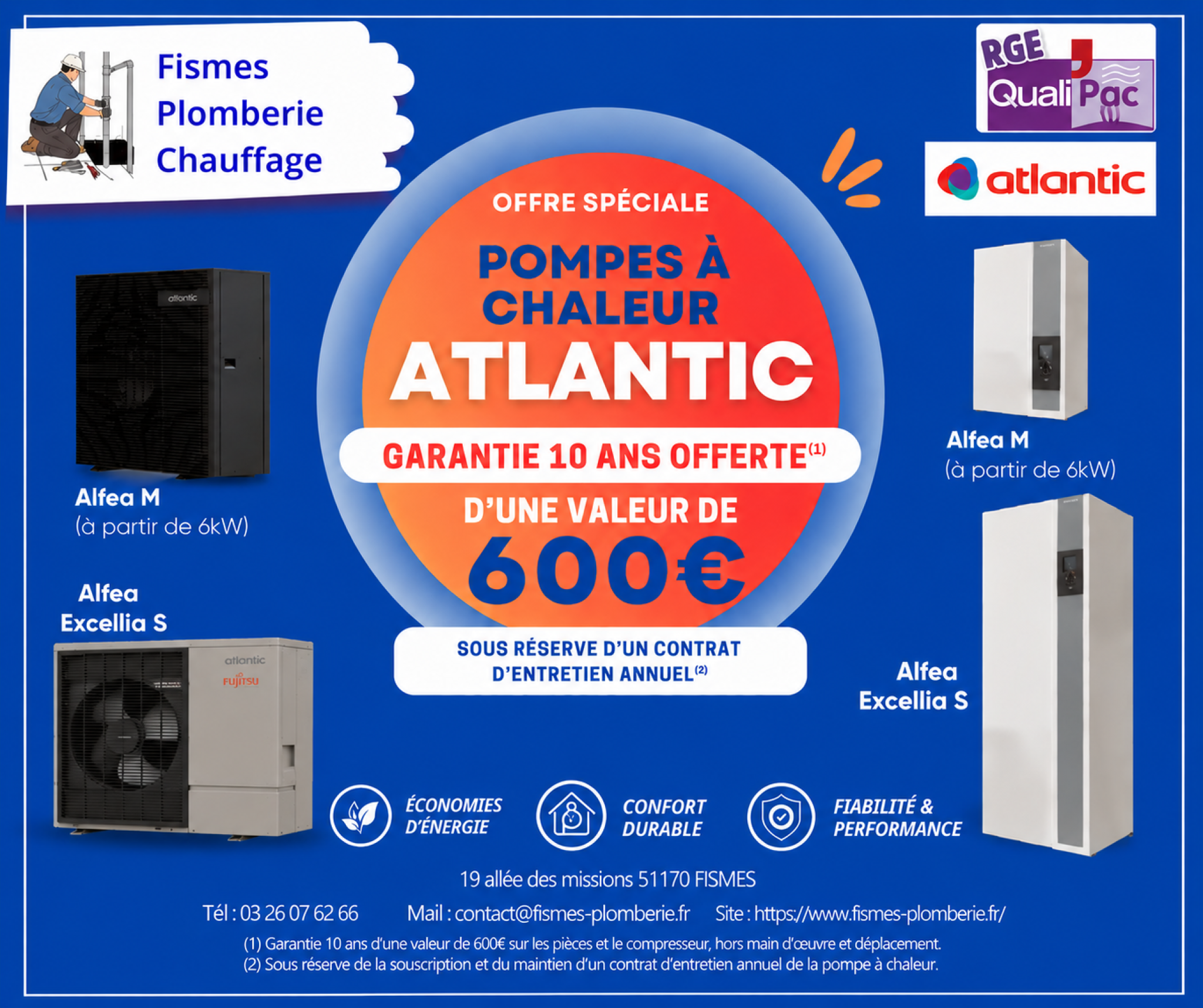 GARANTIE PAC ATLANTIC OFFERTE